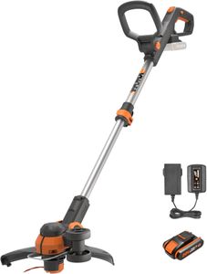 WORX 20V Cordless Grass Trimmer 30cm – Battery, Charger, Edger, CommandFeed