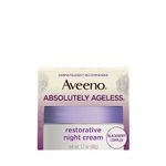 Aveeno Absolutely Ageless Restorative Night Cream Facial Moisturizer with Antioxidant-Rich Blackberry Complex, Vitamin C & E, Hypoallergenic, Non-Greasy & Non-Comedogenic, 1.7 fl. oz