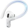 Gcioii Memory Titanium Alloy Ear Hooks for AirPods Pro 2, AirPods Pro, AirPods 3 [Added Anti-Lost Lanyard], Anti-Slip Sports Accessories Ear Hooks, Comfortable Fit (White)