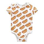 Pigsaly Hotdog Unisex Baby Bodysuit