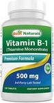 Best Naturals Vitamin B1 as Thiamine Mononitrate 500 mg 120 Tablets (120 Count (Pack of 1))