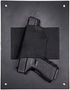 Under Desk Holster Gun Holder - Safely Mount a Handgun Almost Anywhere - Holds Nearly Any Size Pistol or Revolver, Taser, Magazine, Flashlight, Ammo or Knife for Fast Draw, by CCW Tactical