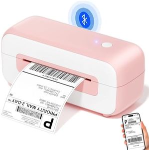 Phomemo Pink Bluetooth Thermal Label Printer 4x6