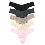 Hanky Panky Rise 5 Pack- One Size- Black, Granite, Taupe, Vanilla, Bliss Pink