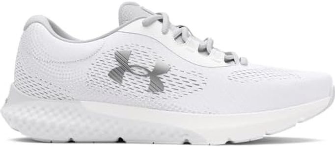 Under Armour Women's Ua W Charged Rogue 4 Running Shoe, White, 8 US