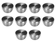 VIBORG (10 Pieces) Solid SUS304 Stainless Steel Modern Kitchen Cabinet Cupboard Door Handle Knob Pull Wardrobe Dresser Drawer Handles and Knobs Pulls SV340