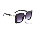 Dervin Square Shape Women's Sunglasses (Grey) - Pack of 1