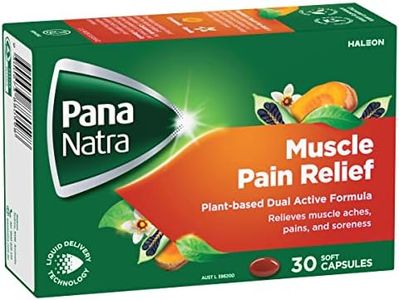 PanaNatra Muscle Pain Relief, With Curcumin and Boswellia, 30 Pack