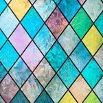 Colorful Stained Glass Window Film,