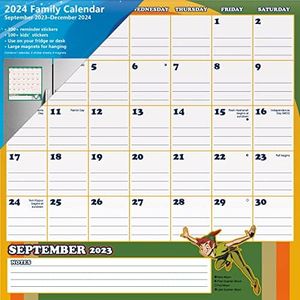 2024 Disney Classics Magnetic Family Calendar