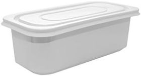 Packpack Plastic Napoli 4.75 Litre Ice Cream Container & Flat Lids X60