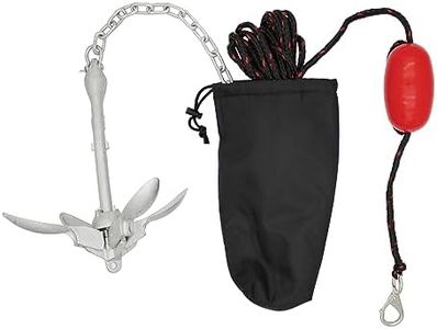 Extreme Max 3006.6785 BoatTector Complete Deluxe Grapnel Anchor Kit for Small Boats, Kayaks, PWC, Jet Ski, Paddle Boards, etc. - 3.5 lbs.