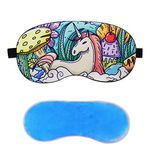 Jenna Rayon, Cute Sleeping Eye Shade Mask Cover For Insomnia, Meditation, Puffy Eyes And Dark Circles Multi With Gel