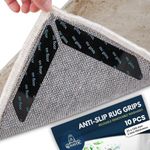 Rug Gripper 10 Pcs - Washable & Reu