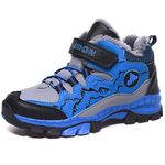 ZYLDK Kids Winter Snow Shoes Water Resistant Boys and Girls Trainers Warm Lining Walking Hiking Boots