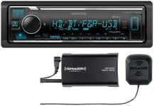 KENWOOD KMM-BT732HD Bluetooth Digital Media Car Stereo Receiver Supports Amazon Alexa Plus SXV300V1 SiriusXM Tuner