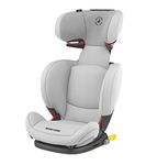 Maxi-Cosi RodiFix AirProtect High Back Booster Seat, 15 - 36 kg, 3.5 - 12 Years, Reclining ISOFIX Car Seat, Adjustable Headrest/Backrest, Extra Side Protection, Quick & Easy Buckle-up, Authentic Grey