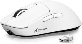 X3 Superlight Wireless Gaming Mouse, 49g Ergonomic Computer Mouse, Triple Modes PAW3395 26K DPI Optical Sensor, 200h Battery Life, Programmable Buttons, Gaming Accessories for PC/Laptop/Mac(White)