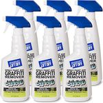 Motsenbocker's Lift Off 41101-6PK 22-Ounce Premium Spray Paint and Graffiti Remover Works on Multiple Surface Types Concrete, Vehicles, Brick, Fiberglass and More Water-Based, Pack of 6 , white