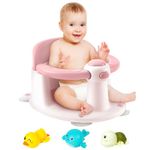 Baby Bath Seat, Infant/Toddler Sit Up Bathtub Seat For Baby 6 Months & Up, Baby Bath Essentials, Great Baby Shower Gifts For Newborn And New Mothers