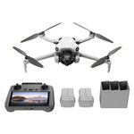 DJI Mini 4 Pro Fly More Combo with DJI RC 2 (Screen Remote Controller), Folding Mini-Drone with 4K HDR Video Camera for Adults, Under 0.549 lbs/249 g, 34-Min Flight Time, 2 Extra Batteries