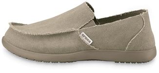 Crocs Men's Santa Cruz Slip-On Loafer, Khaki/Khaki, 11 M US