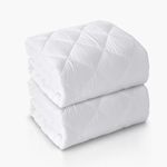 BedLooms Single Mattress Protector - Pack of 2 Quilted Mattress Cover (91x190cm) – Premium Microfiber Anti-Allergy Mattress Pad