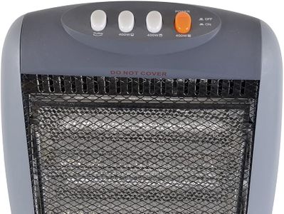 STAYWARM Halogen Heater, 1200W – Grey