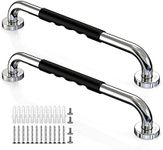 Grab Bars for Bathtubs and Showers,Bathroom Safety Grab Bars for The Elderly,Stainless Steel Handicap Grab Bars (16 Inch (Pack of 2))