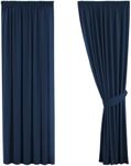 H.Versailtex Solid Navy Blackout Th