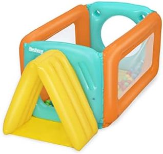 Bestway Tunneltopia Ball Pit | Kids Inflatable Ball Pit and Play Centre, Includes 25 Play Balls, Ages 2+, 178 x 91 x 70 cm