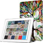 DuraSafe Cases for iPad 9.7 Inch 2013 Air 1 Generation [ Air 1st ] A1474 A1475 A1476 MD785LL/A MD788LL/A MD786LL/A MD789LL/A Printed Lightweight PC Dual Angle Stand Clear Flip Back Cover - Lucky Tree