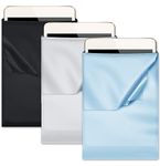 Microfiber iPad Sleeve Cases 3-Pack Compatible with Tablets, iPad 1-10, iPad Air 1-5, iPad Pro 11, iPad Pro 10.5, iPad Pro 9.7 with Screen Sizes from 9.7 to 11 inches Including Microsoft Surface 10.6