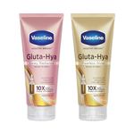 Vaseline Gluta-Hya Flawless Glow, 200Ml + Gluta-Hya Dewy Radiance, 200Ml Lotion