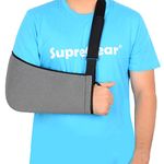 supregear Arm Sling Shoulder Immobilizer, Adjustable Lightweight Rotator Cuff Support for Shoulder Injury, Broken & Fractured Bones Shoulder Elbow Support for Left/Right Arm, Women Men, Dark Grey