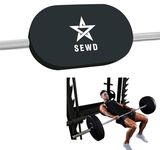 Hip Thrust Back Support by SEWD – Turns Any Squat Rack into Hip Thrust Machine – Versatile Workout Platform for Hip Thrust, Bench Press, Split Squat, Plank and Push Ups – Fits Olympic Barbell Bar