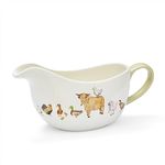 Cooksmart British Designed Ceramic Gravy Boat | Gravy Jug to Match All Kitchen Designs | Gravy Jug Perfect for Family Dinners & Sunday Roast - Buttercup Farm