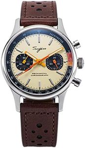 Seagull Sugess ST1901 Panda 40mm Cream V2 Racing Chronograph Sapphire 1963 BNIB R