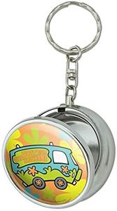 GRAPHICS & MORE Scooby-Doo The Mystery Machine Portable Travel Size Pocket Purse Ashtray Keychain with Cigarette Holder