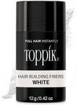 Toppik Hair Building Fibers, White,