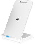 eller santé® 15W Wireless Charger Unity III Fast Charging Pad Qi-Certified Charging Stand for 15/15 Plus/15 Pro/15 Pro Max, iPhone 14/14 Plus/14 Pro/14 Pro Max, iPhone 13/12/11 Series- White