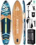 WETARE 11'6"x35" Inflatable Paddle Board, 450lbs Extra Wide Stand Up Sup Board for Adults, Blow Up Paddleboard Kayak Non-Slip Stable Deck Boat for Yoga Fishing Surf