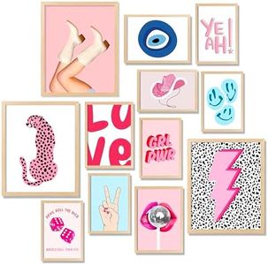 Waschbar Preppy Room Decor, Preppy Decor Aesthetic Wall Art Posters, Preppy Wall Collage Aesthetic Pictures, Preppy Wall Art Poster
