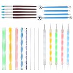 Oytra Art Tools Set for Clay Sculpting Mandala Painting Dotting Carving Embossing Tools Cake Decoration for Polymer Clay Jewellery Nail Art for Artists Professionals