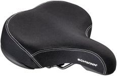 Schwinn Comfort Bike Seat, Foam, Breeze Cruise, Wide Saddle, Black