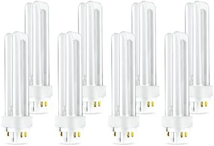 (8 Pack) PLC-18W 827, 4 Pin G24q-2, 18 Watt Double Tube, Compact Fluorescent Light Bulb, Replaces Sylvania 20683 and Philips 38329-9 - PL-C 18W/827/4P/ALTO