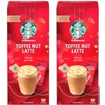 Starbucks Toffee Nut Latte Limited Edition Premium Instant Coffee 2 Pack Bundle