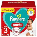 Pampers Baby-Dry Nappy Pants, Size 