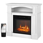 Electric Fireplace With Mantel For Living Room