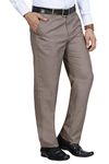 Mc Henry Men's Solid Formal Regular Fit PolyViscose Beige Trousers(Beige4005-36_Color:Beige_Size:36)